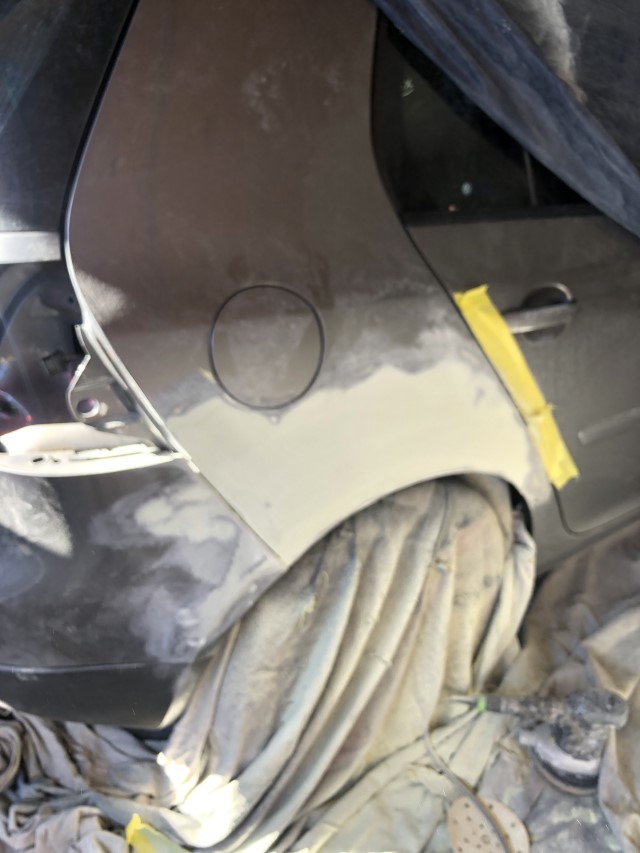 Panel under repair